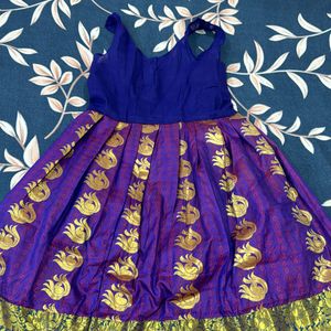 Telugu Pattu Dress Lehenga