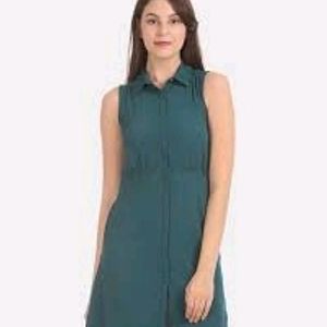 Elle Studio,A Line Party,Casual Wear DressXL Green