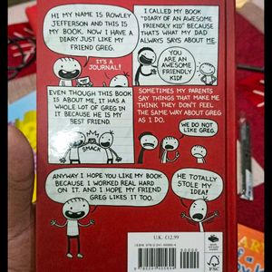 2 Books Diary Of A Wimpy Kid (Hardcover Book)