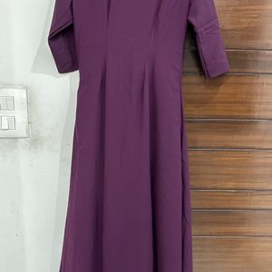 Women Maxi Dress With Attached Cape Selling For Cash Only