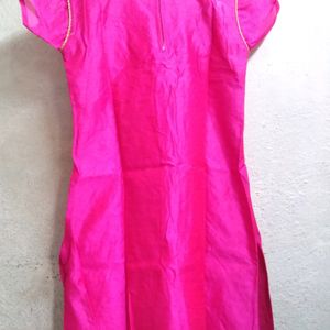 Knee Length Pink Top(Not Used)