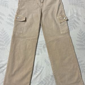 straight fit Denim cargos