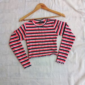 Long Sleeves Crop Top For Girls