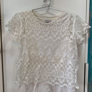 White Lace Top