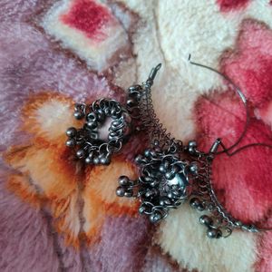 Black Beautiful Jhumkas