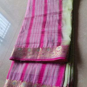 HANDLOOM WEAVING  SILK SAREE