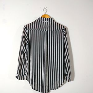 Black Striped Top (Women's)