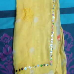 Cotton Suit With Pant And Beautiful Dupatta