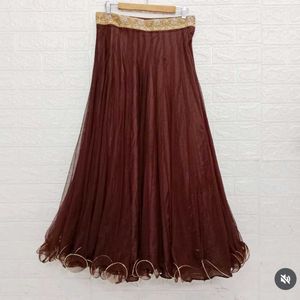 Brown Lehenga Choli Set