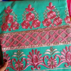 Woman Suit Material No Dupatta