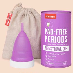 Sirona Reusable Menstrual Cup (With Pouch)