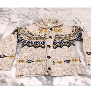 Woolen Cardigan Sweater for Girl's