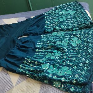 Blue Gorgeout Gharara Set