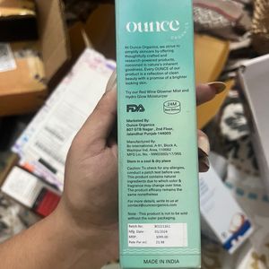 Ounce Organic Night Recovery Serum Elixir