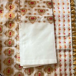 Mix POLY Paat Mekhela Sador Assamese Dress