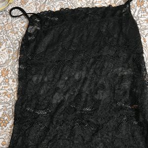 Black Net Camisole ,