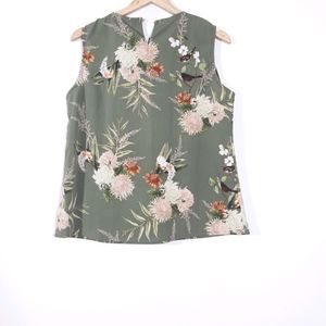 109°F Green Printed Top