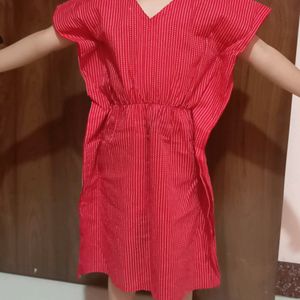 Red One Piece For Baby Girls Of 3.5- 4,5 Year