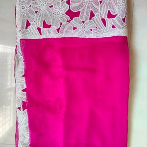 PINK Saree