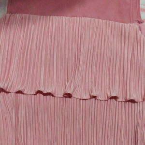 Half Sleeves Pink Top