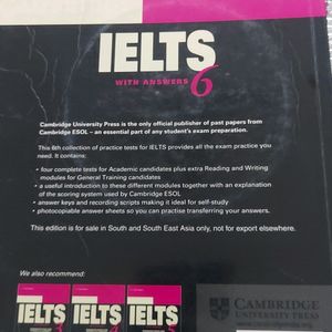 IELTS Book No. 6 With CD Inside