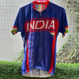 India Cycling Jersey Half Sleeve Size L 40