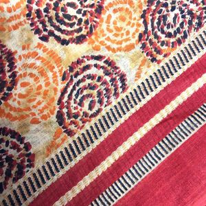 Rust Cotton Dupatta