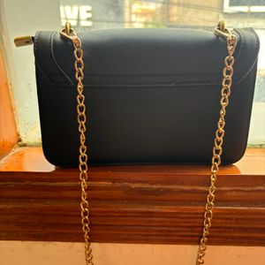 Black Key Style Sling Bag