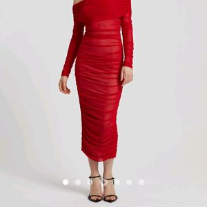 URBANIC Gathered Bodycon Midi Dress (New With Tag)