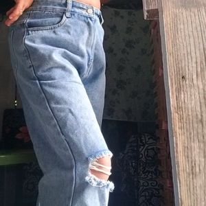 Stylish Women High Waist Denim