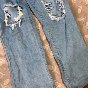 High waisted jeans