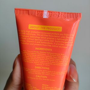 Concious Chemist Peach Sunscreen