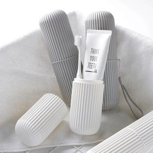 Travel Plastic Toothbrush Holder {Set-4}