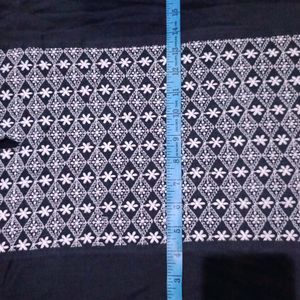 Brand New Thread Work Charcoal Black Kurta