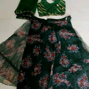 Green Lehnga 💚