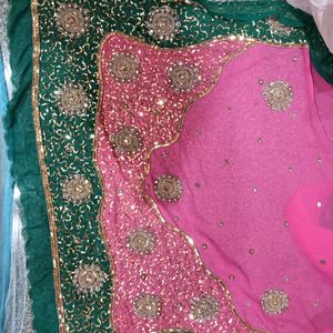 Heavy Two Colours Saree