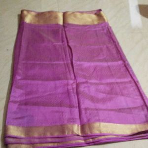 Silk Saree With Jarry