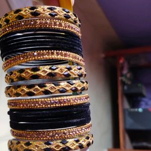 Beautiful 😻 Black Velvet Bangles😘😘