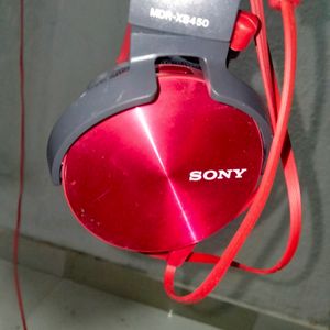 Sony MDR-XB450 🎧Headphones(Red)