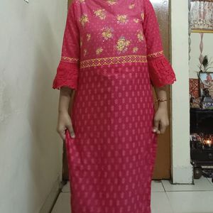 Biba New Pink Kurta