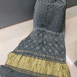 Gaji Silk Bandhej Saree