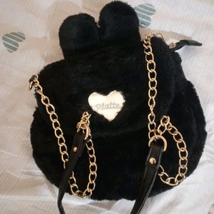 Trendy Fur Sling bags