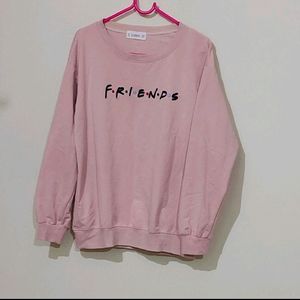 Peach Sweatshirt For Women