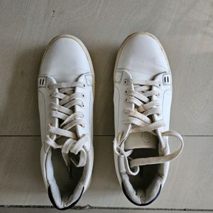 Locomotive White Shoes For Man