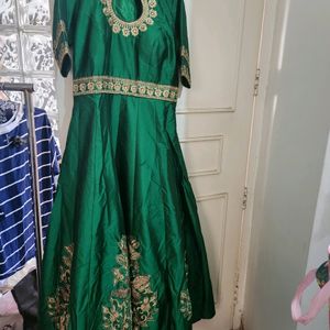 Party Wear Heavy Gown Silk