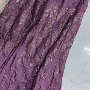 Lavander Long Skirt