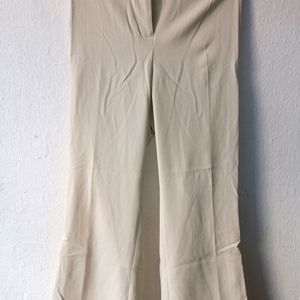 Off White Boot Cut Trouser