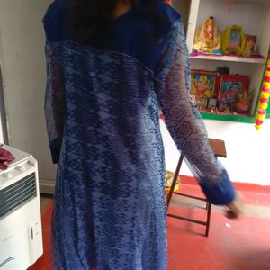 Blue Colour Kurti