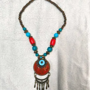 Traditional Heavy Red Neckpiece