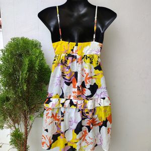 River Iceland Yellow Floral Dress